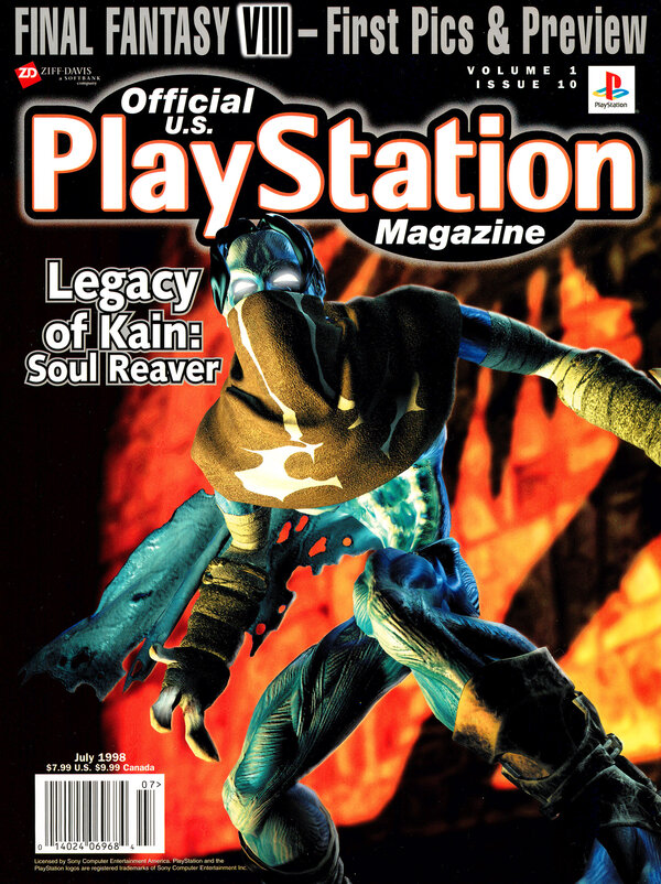 Official U.S. PlayStation Magazine Issue 010 (July 1998) cover